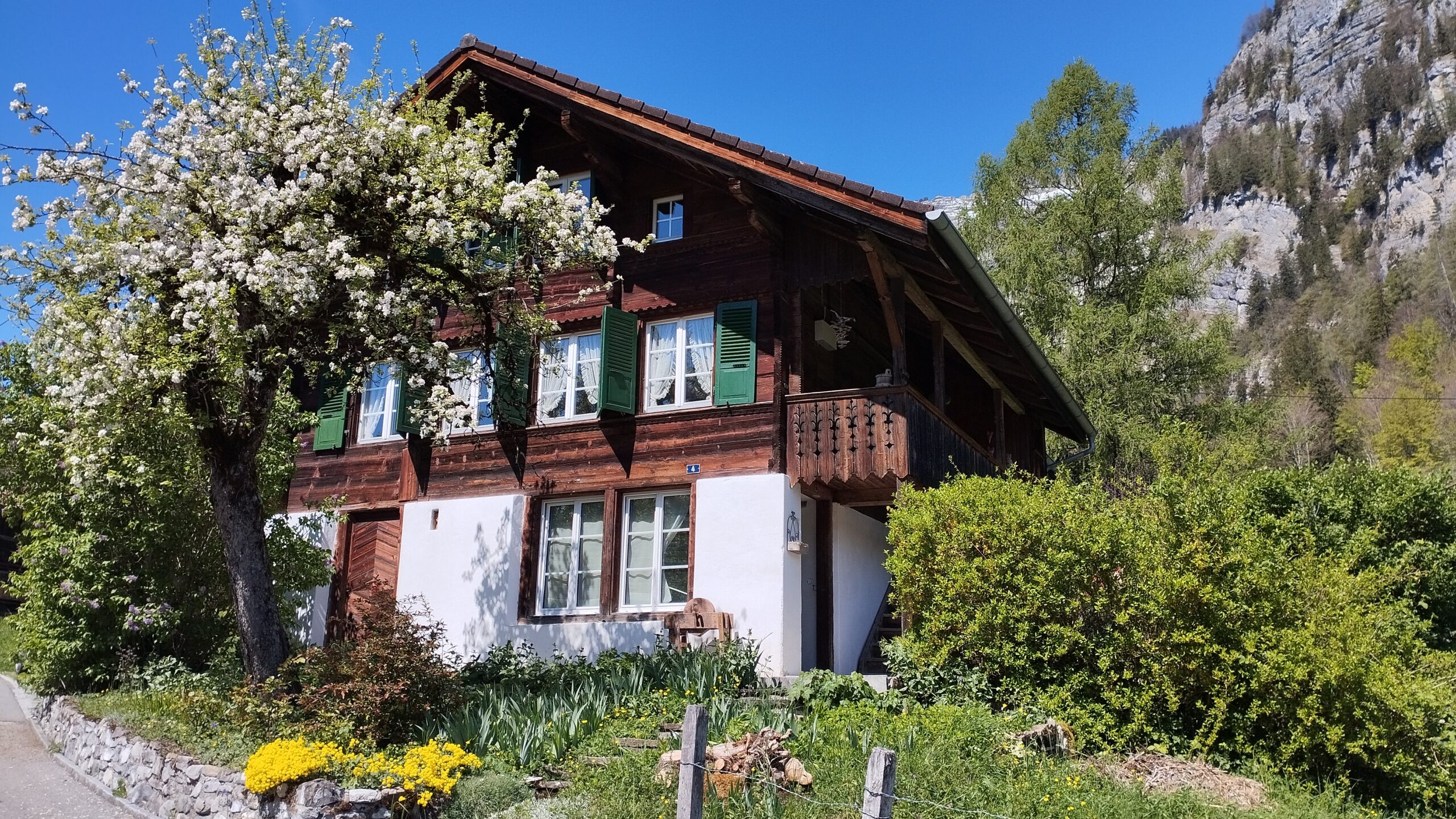 Ferienhaus Schwanderbärgli von aussen