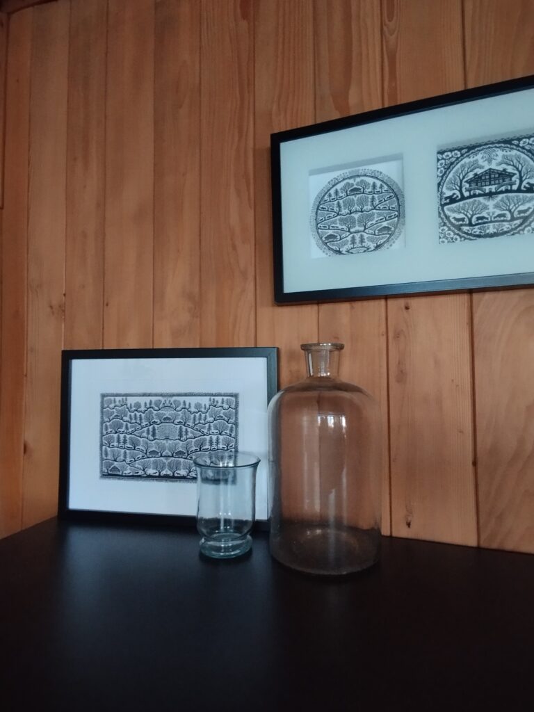 Bilder mit Scherenschnitten